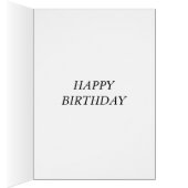 Birthday card with repeating text (Inside (Right))