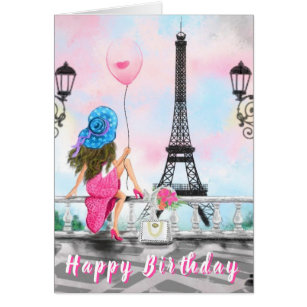 Paris Birthday Card Digital Download – JazzyLovesParis