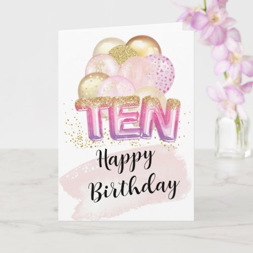 Birthday Cards for 10 Year Old Girl