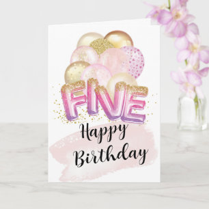 Birthday Cards for 5 Year Old Girl