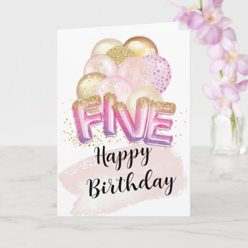Birthday Cards for 5 Year Old Girl