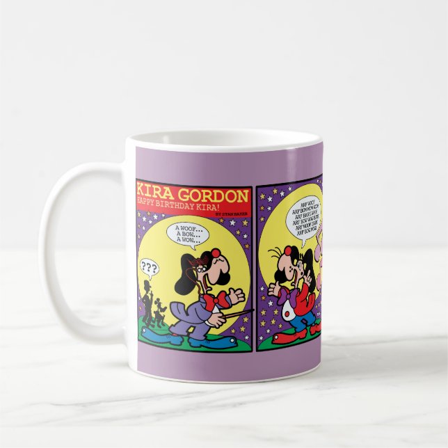 Birthday Cartoon Coffee Mug (Left)