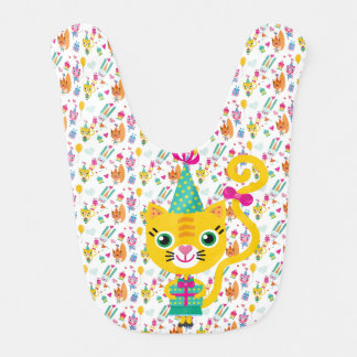 Birthday Cat Bib