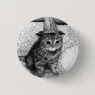 Birthday Cat Button