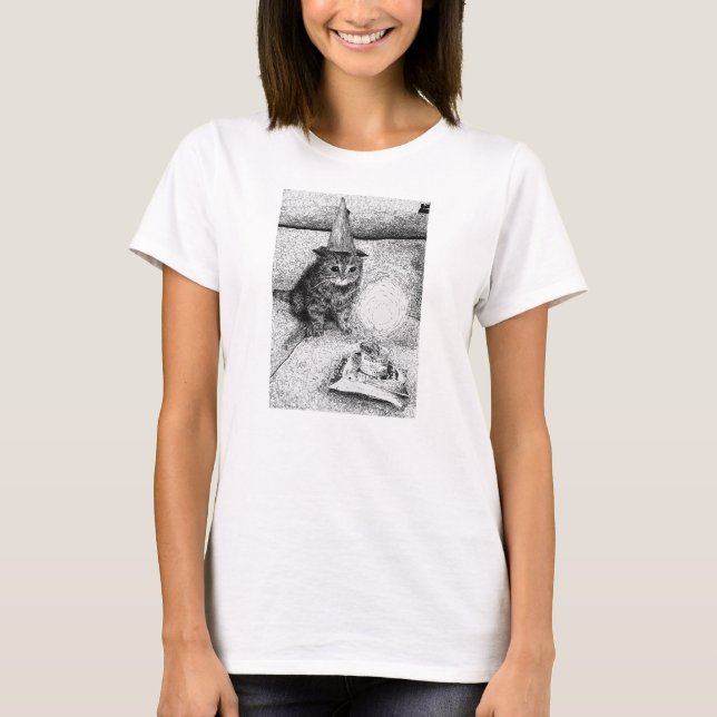 Birthday Cat T-Shirt (Front)