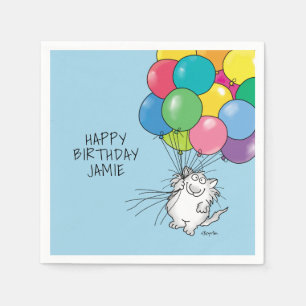BIRTHDAY CATS by Sandra Boynton Napkins
