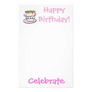 Birthday Stationery | Zazzle