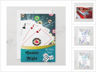 Birthday Celebration and Party Cards