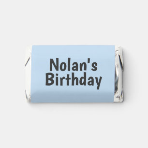 Birthday Celebration Custom Nutrition Facts Treat  Hershey's Miniatures