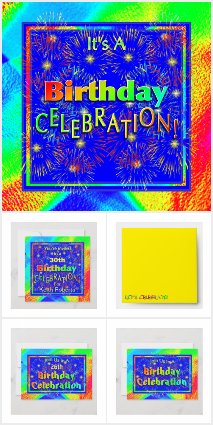 Birthday Celebration Fireworks Party