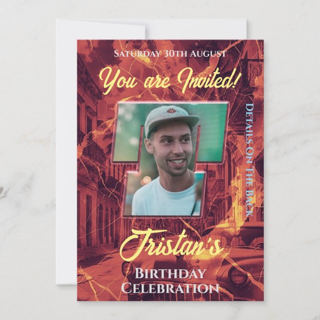 Birthday Celebration Invitation (Front)