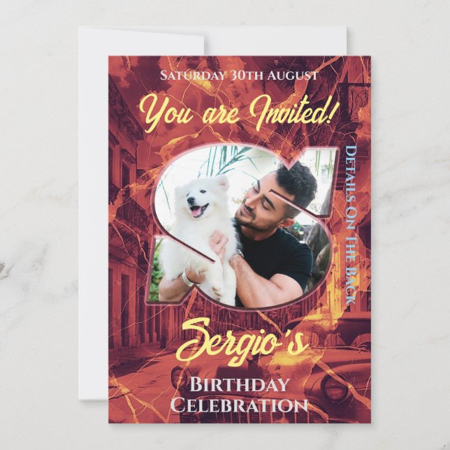 Birthday Celebration Invitation (Front)