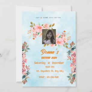 birthday celebration invitation