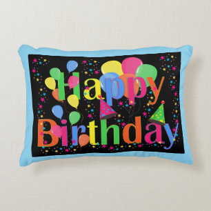 Birthday Celebration. It's party time! Accent Pillow