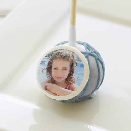 Birthday Celebration Photo Topping Cake Pops