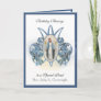 Birthday Celebration Virgin Mary Elegant Religious Card