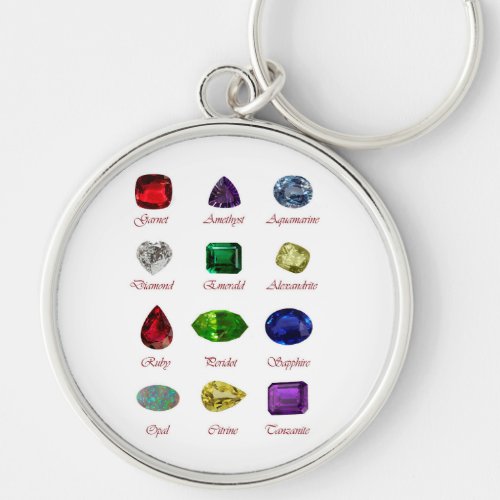 Birthday Chart Keychain