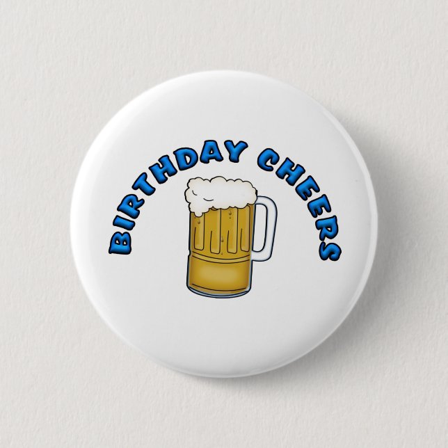 Birthday Cheers Button (Front)