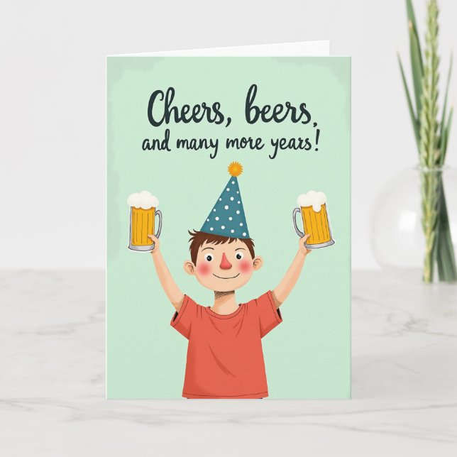 Birthday Cheers Card (Front)