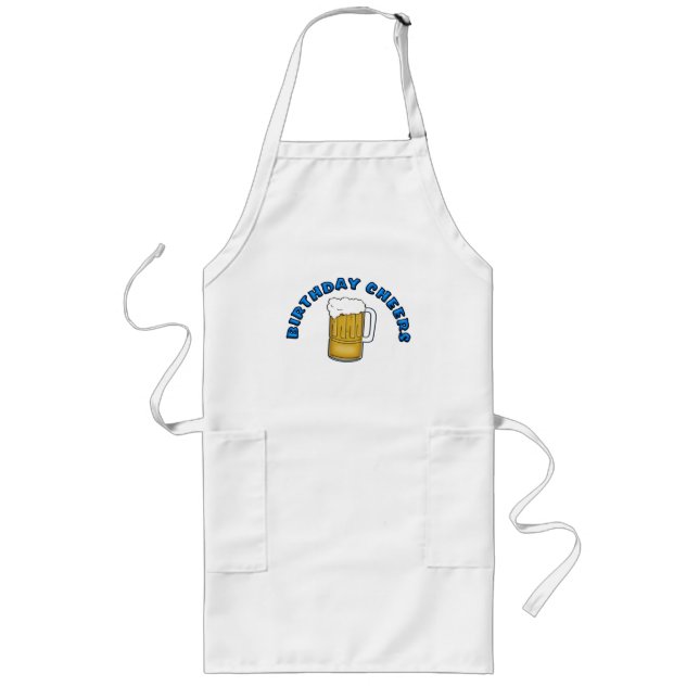 Birthday Cheers Long Apron (Front)