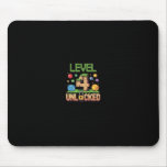 Birthday Children&#39;s Shirt Level 4 Unlocked 4  Mouse Pad