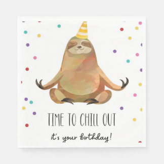 Birthday Chill Napkins