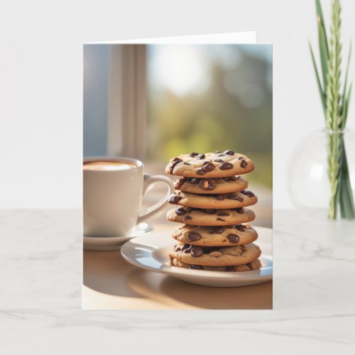 Birthday Chocolate Chip Cookies Card