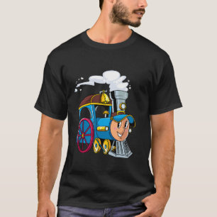Birthday Choo Choo Train Lovers Kids Boys Girls To T-Shirt
