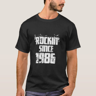 Birthday Classic Rock Since 1986 T-Shirt