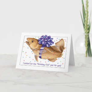 Birthday Cod Birthday Card