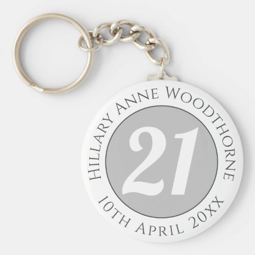 Birthday Commemoration with Name, Age, & Date