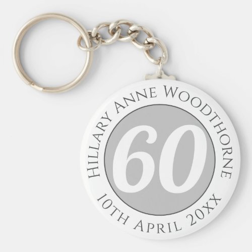 Birthday Commemoration with Name, Age, & Date