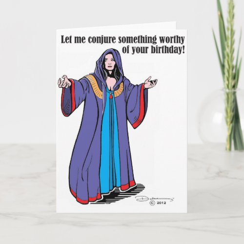 Birthday Conjuring Card