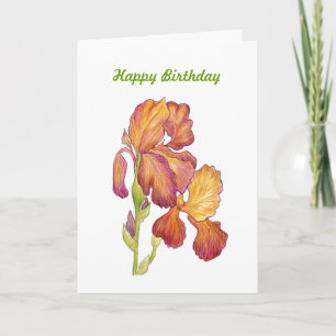 Birthday Contentment and Joy Card
