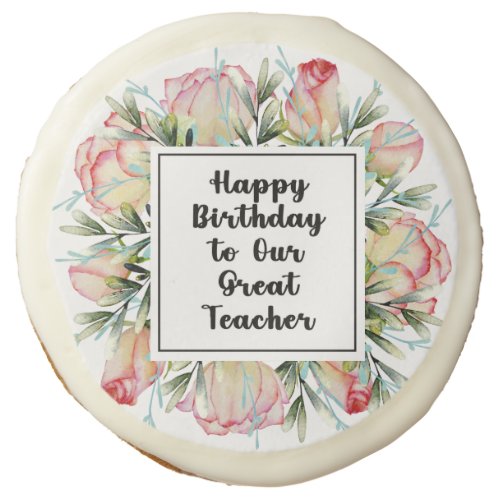 Birthday Cookie for Your Teacher