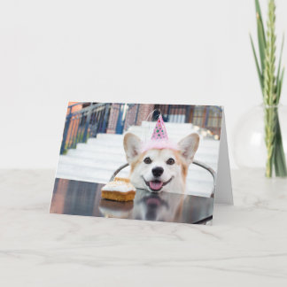 Birthday Corgi Card