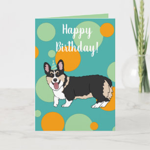 Birthday Corgi Card
