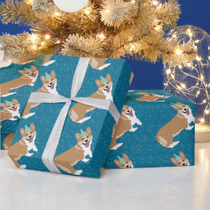 Birthday Corgi Wrapping Paper