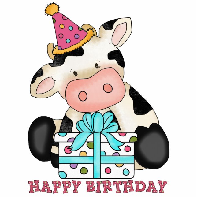 Birthday Cow sculpture (Front)