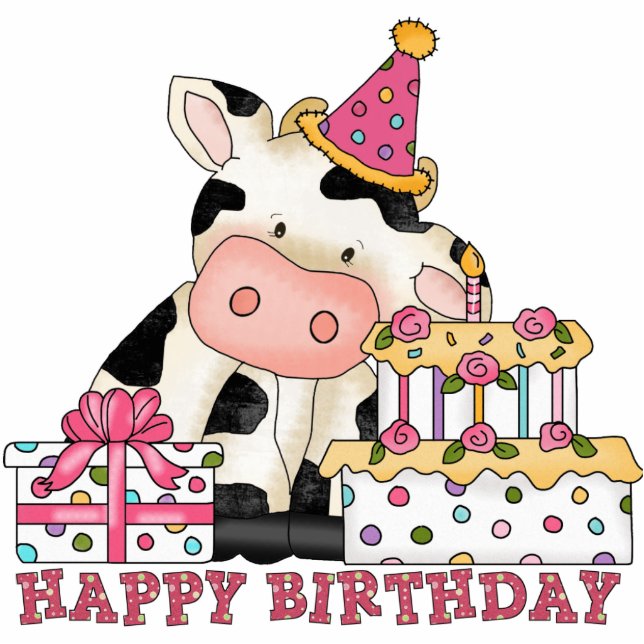 Birthday Cow sculpture (Front)