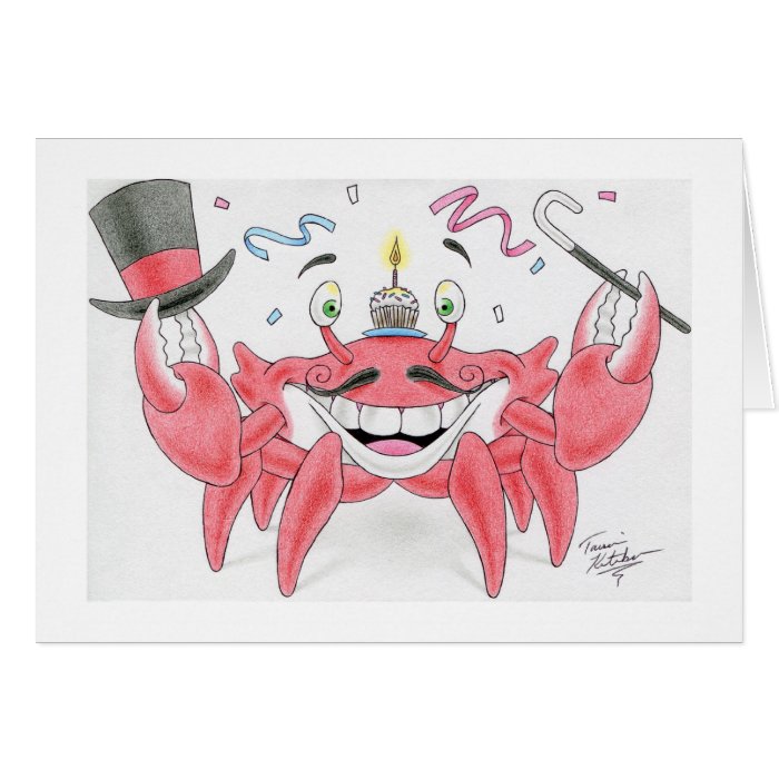 Birthday Crab Card