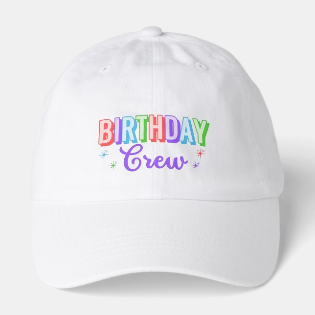 Birthday Crew Hat (Front)