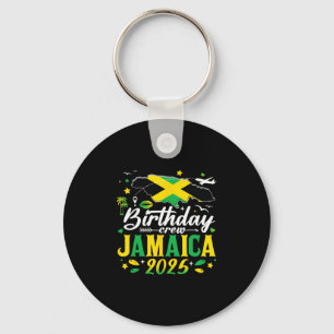 Birthday Crew Jamaica 2025 Family Cruise Vacation  Keychain