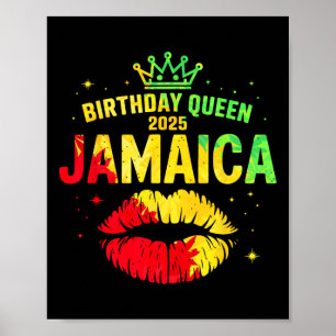 Birthday Crew Jamaica Trip 2025 Lips Bday Party Wo Poster