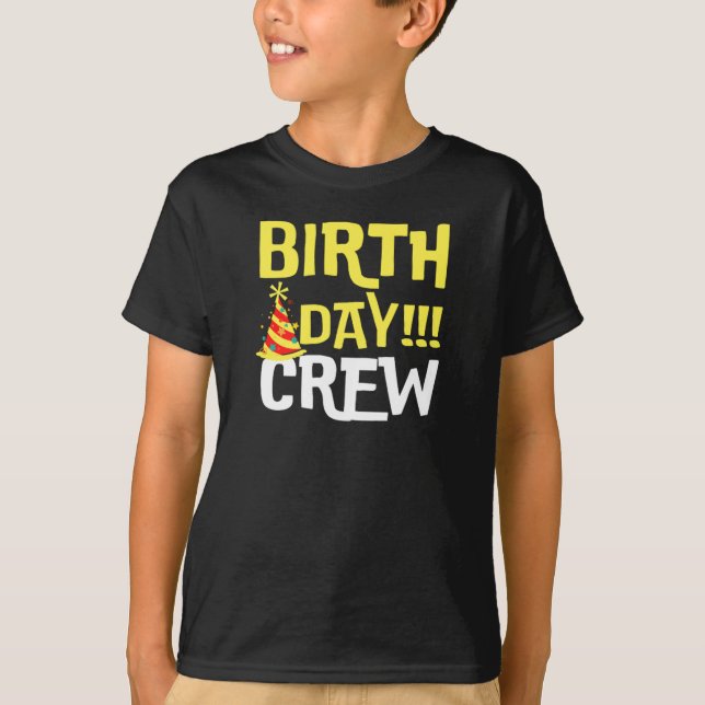 Birthday Crew T-Shirt (Front)