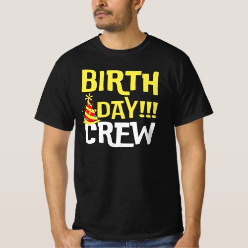 Birthday Crew T_Shirt