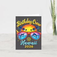Birthday Crew Vacation Hawaii 2026 Cruise Summer B