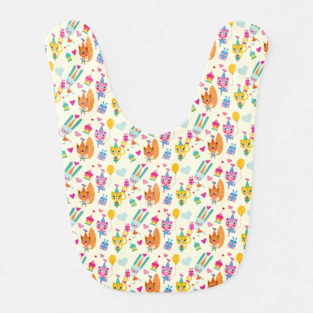 Birthday Critters Bib (Front)