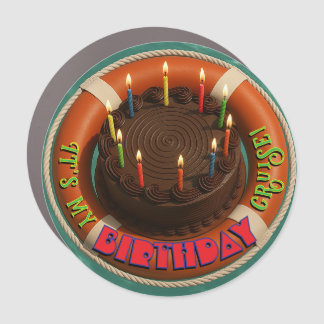 Birthday Cruise (chocolate) Magnet