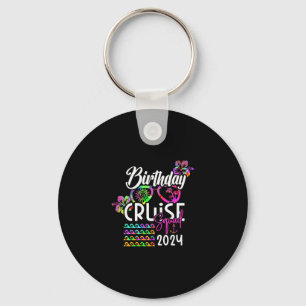 Birthday Cruise Squad 2024 Keychain